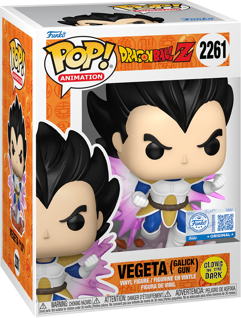 Dragon Ball Z - Vegeta (Galick Gun) US Exclusive Glow Pop! Vinyl [RS] - Image 4