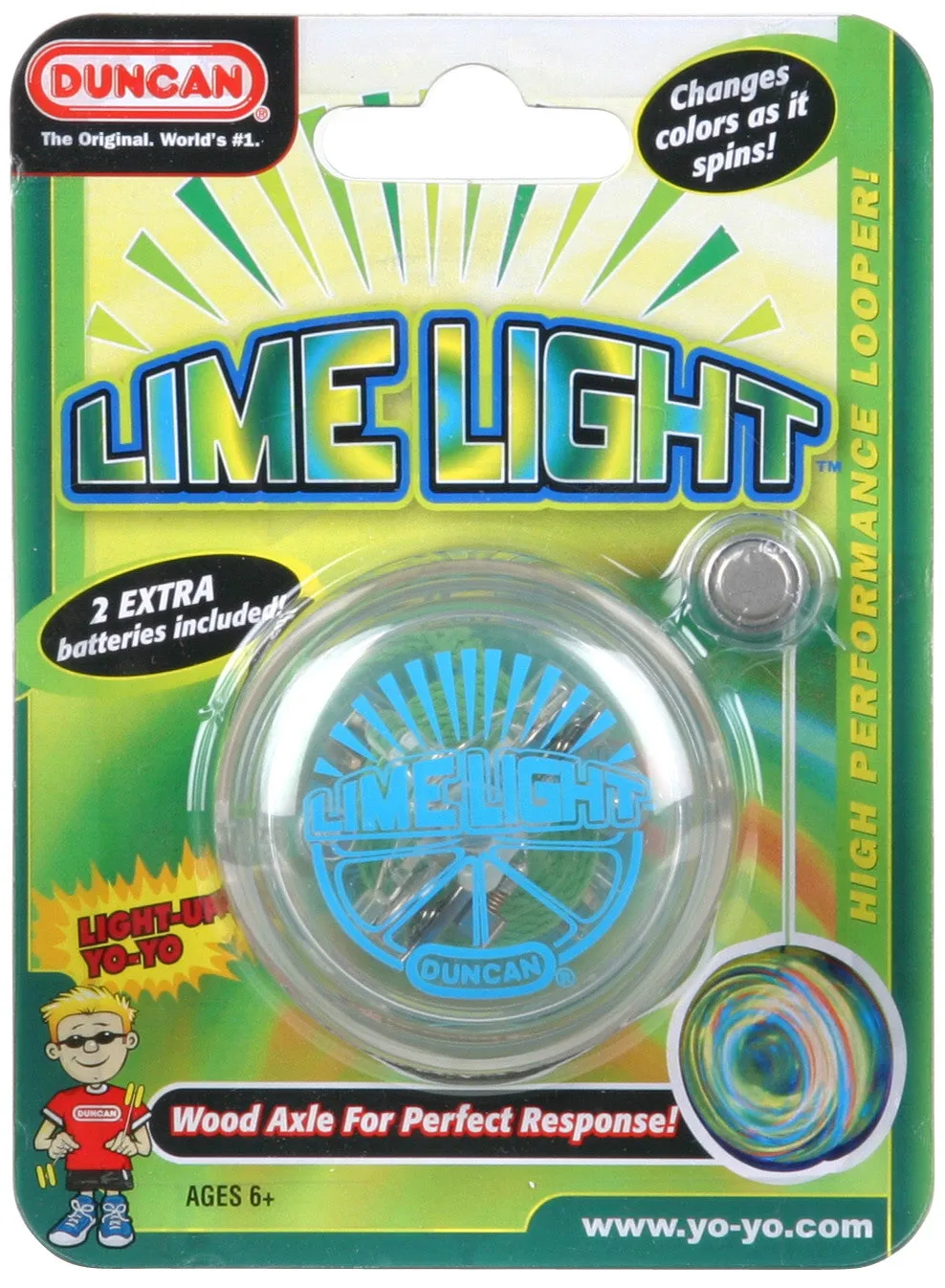 Duncan Yo Yo Beginner Lime Light (Assorted Colours) - Image 2