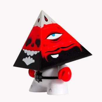 Dunny - 3" Pyramidun Red Dunny Vinyl - Image 4