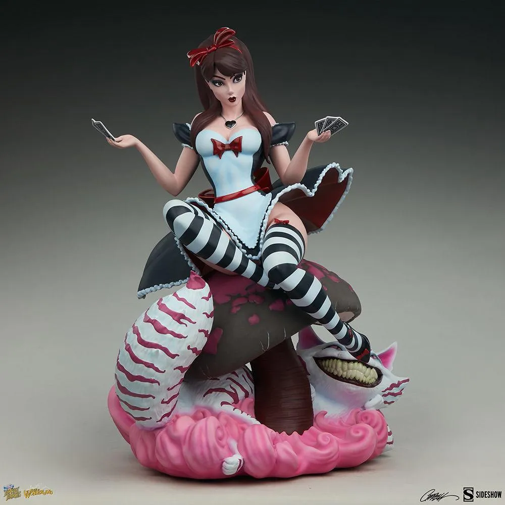 Fairytale Fantasies - Alice in Wonderland Game of Hearts Statue - Image 13