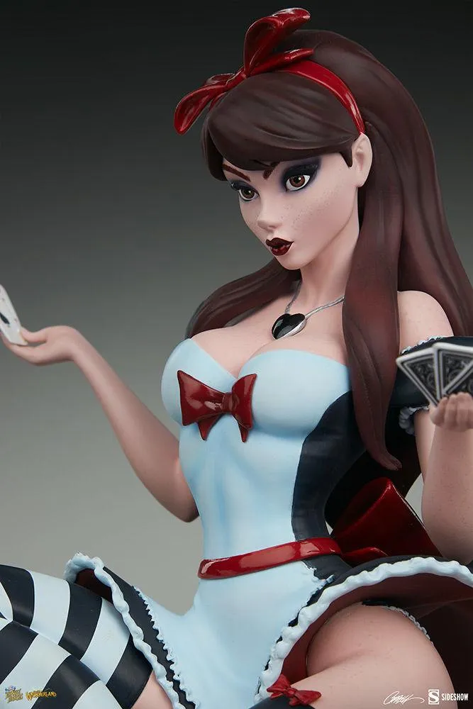 Fairytale Fantasies - Alice in Wonderland Game of Hearts Statue - Image 16