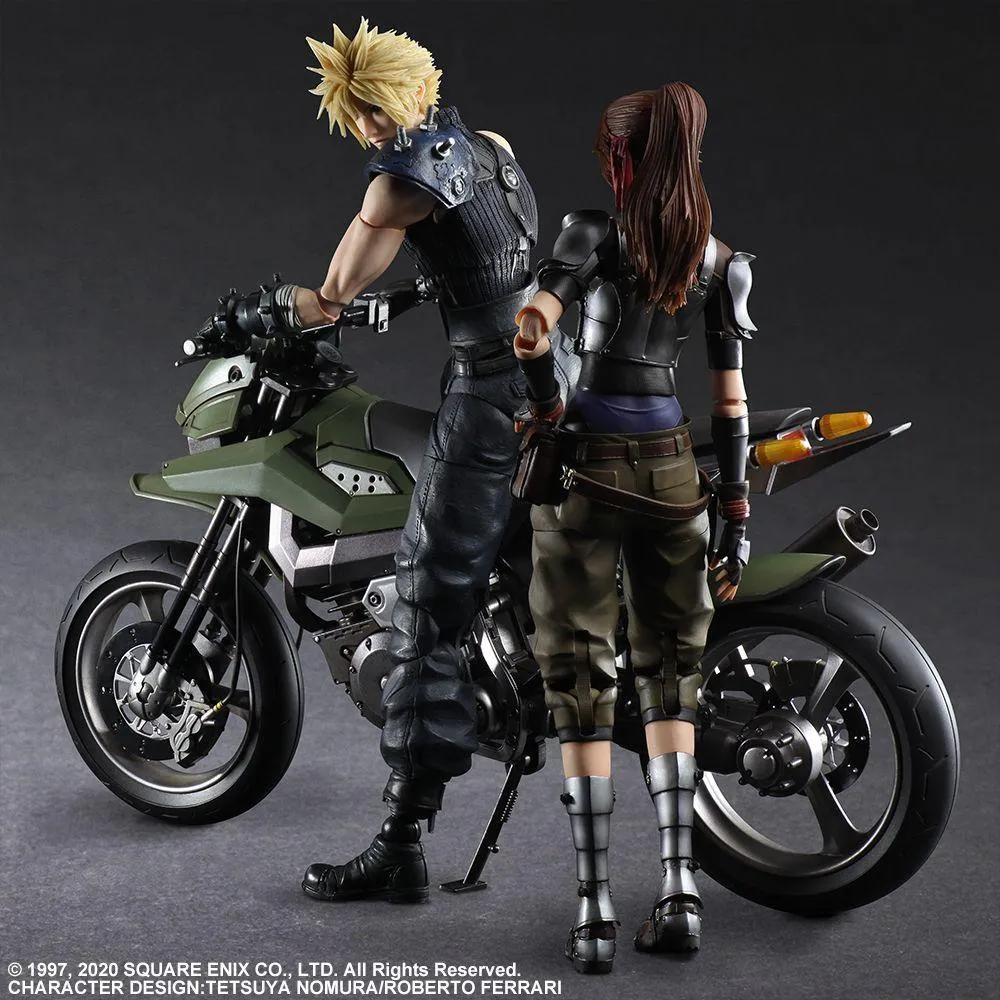 Final Fantasy VII - Jessie, Cloud & Motorcycle Play Arts Action Figure - Image 5