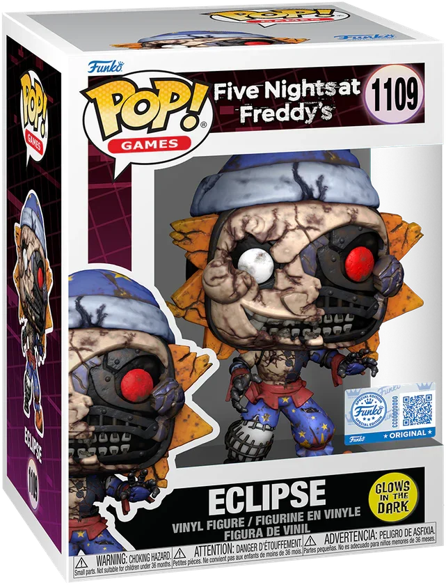 Five Nights at Freddy's: Security Breach - Eclipse US Exclusive Glow Pop! Vinyl [RS] - Image 3