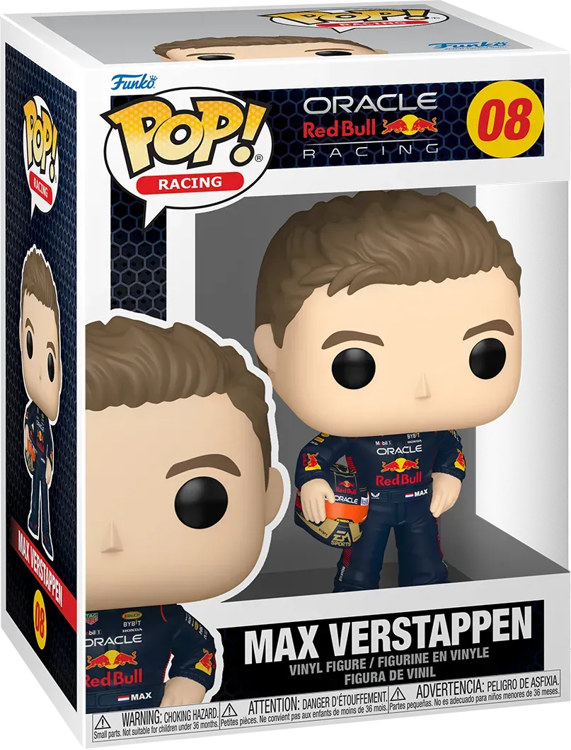 Formula 1 - Max Verstappen with Helmet Pop! Vinyl - Image 3