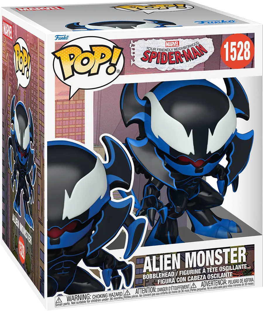 Friendly Neighbourhood Spider-Man - Alien Monster 6" Pop! Vinyl - Image 3