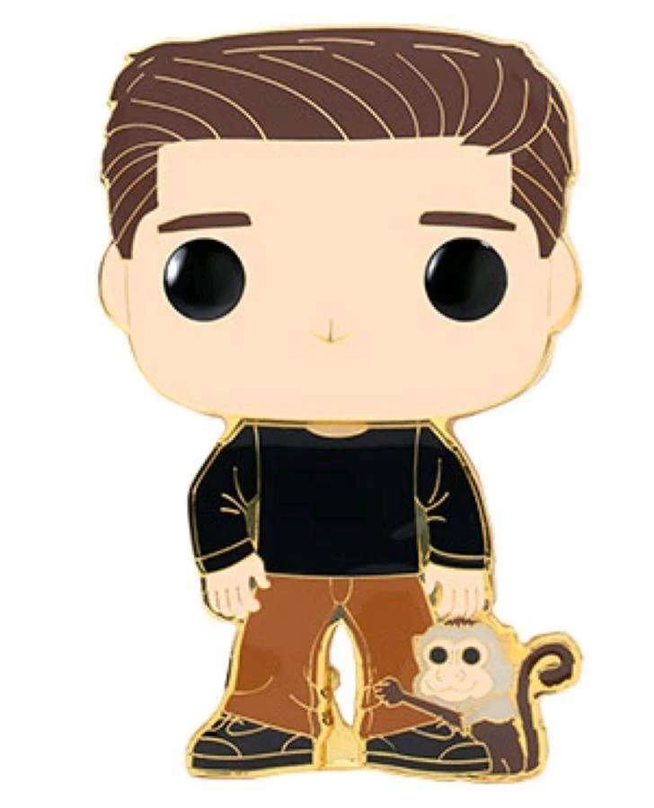 Friends - Ross with Marcel 4" Pop! Enamel Pin - Image 2