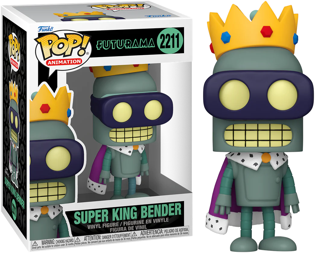 Futurama - Super King Bender Pop! Vinyl