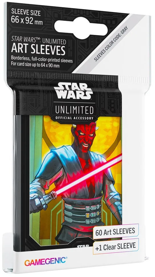 Gamegenic Star Wars Unlimited Art Sleeves - Darth Maul - Image 2