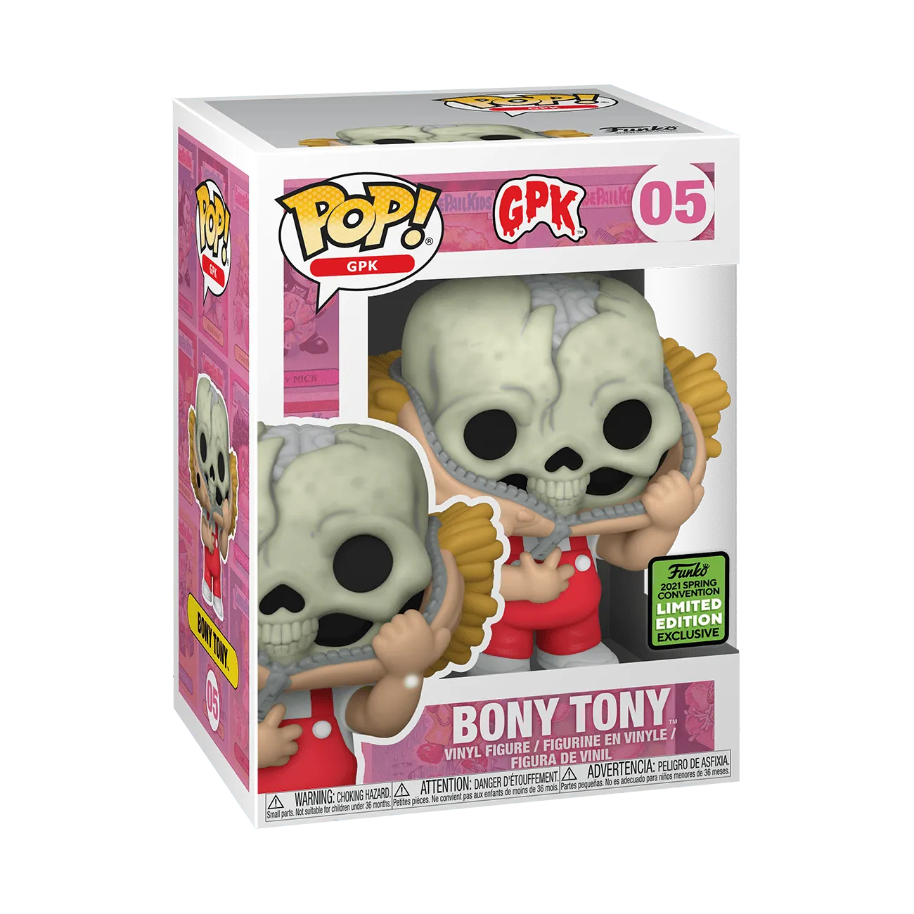 Garbage Pail Kids - Bony Tony ECCC 2021 US Exclusive Pop! Vinyl [RS] - Image 3