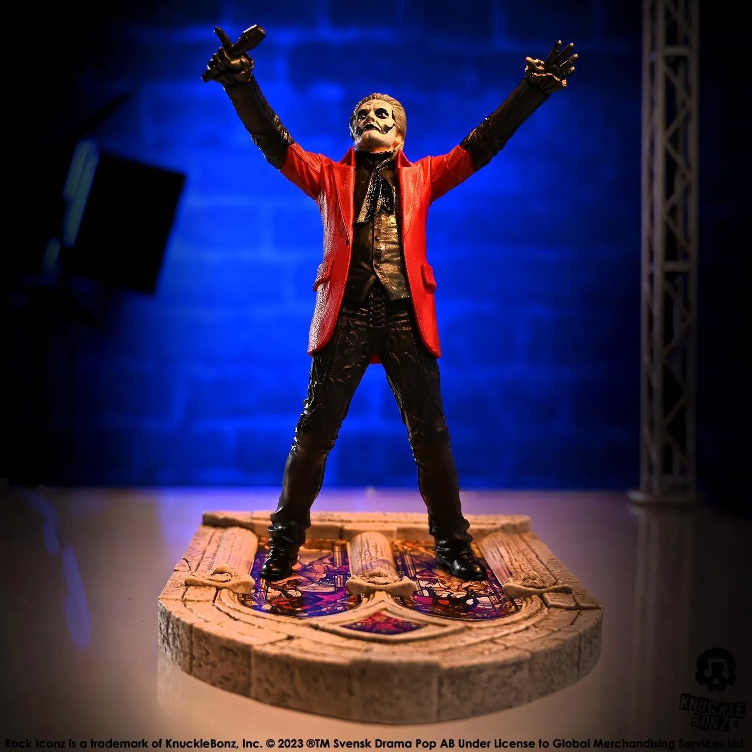 Ghost - Papa Emeritus 4 (Red Jacket) Rock Iconz Statue - Image 3