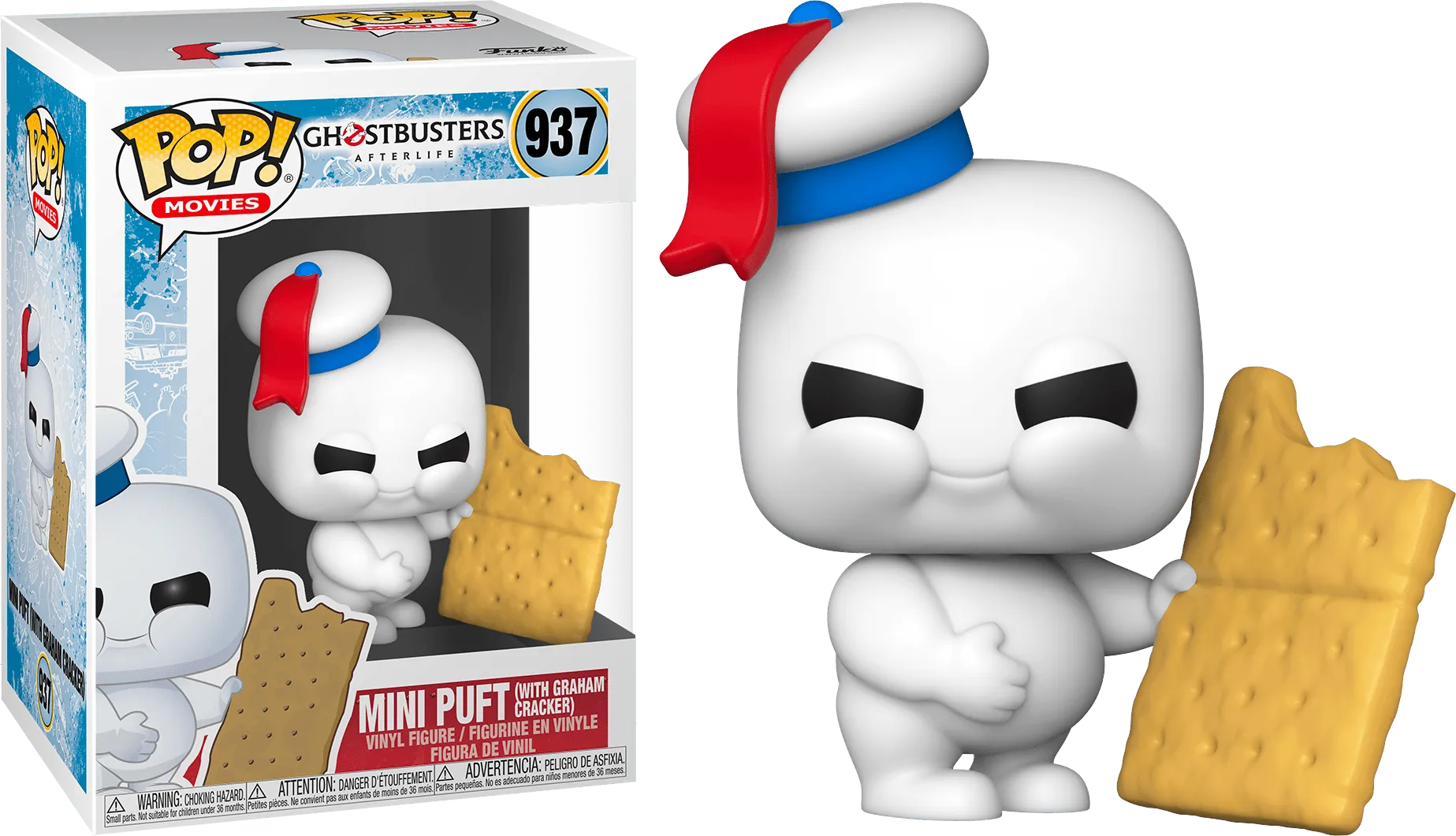 Ghostbusters: Afterlife - Mini Puft with Cracker Pop! Vinyl