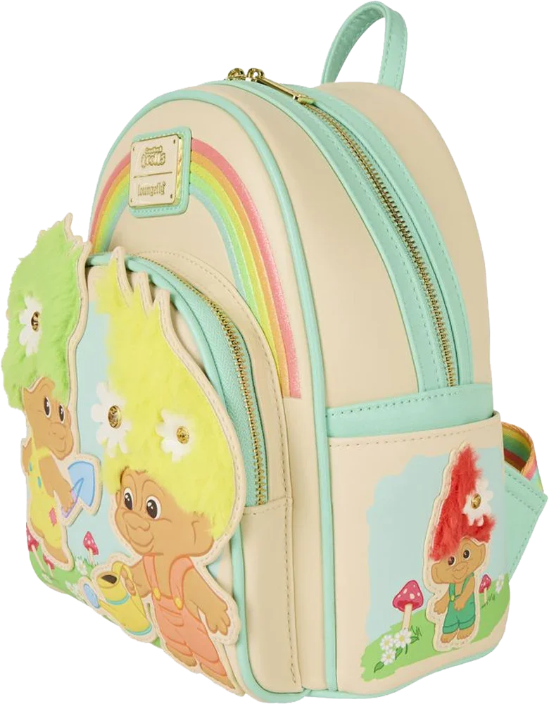 Good Luck Trolls - Trolls Faux Fur Mini Backpack - Image 2