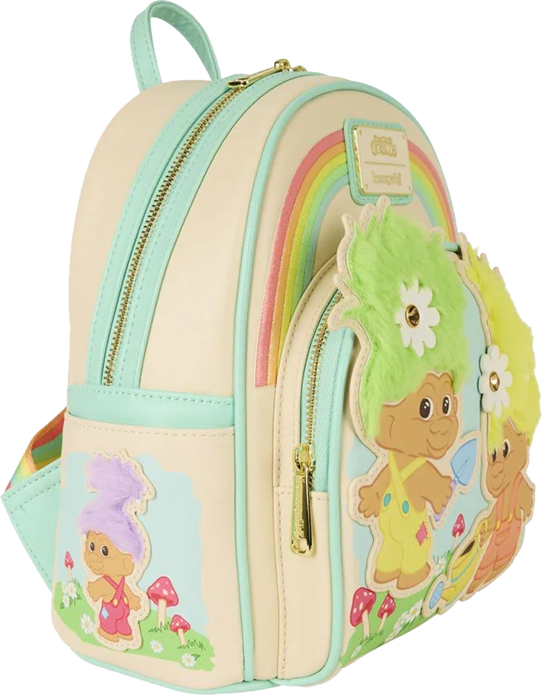 Good Luck Trolls - Trolls Faux Fur Mini Backpack - Image 4