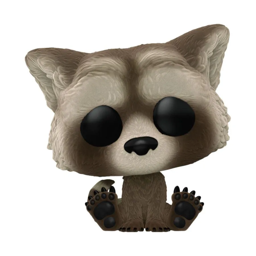 Guardians of the Galaxy: Vol. 3 - Baby Rocket (Flocked) US Exclusive Pop! Vinyl [RS] - Image 2