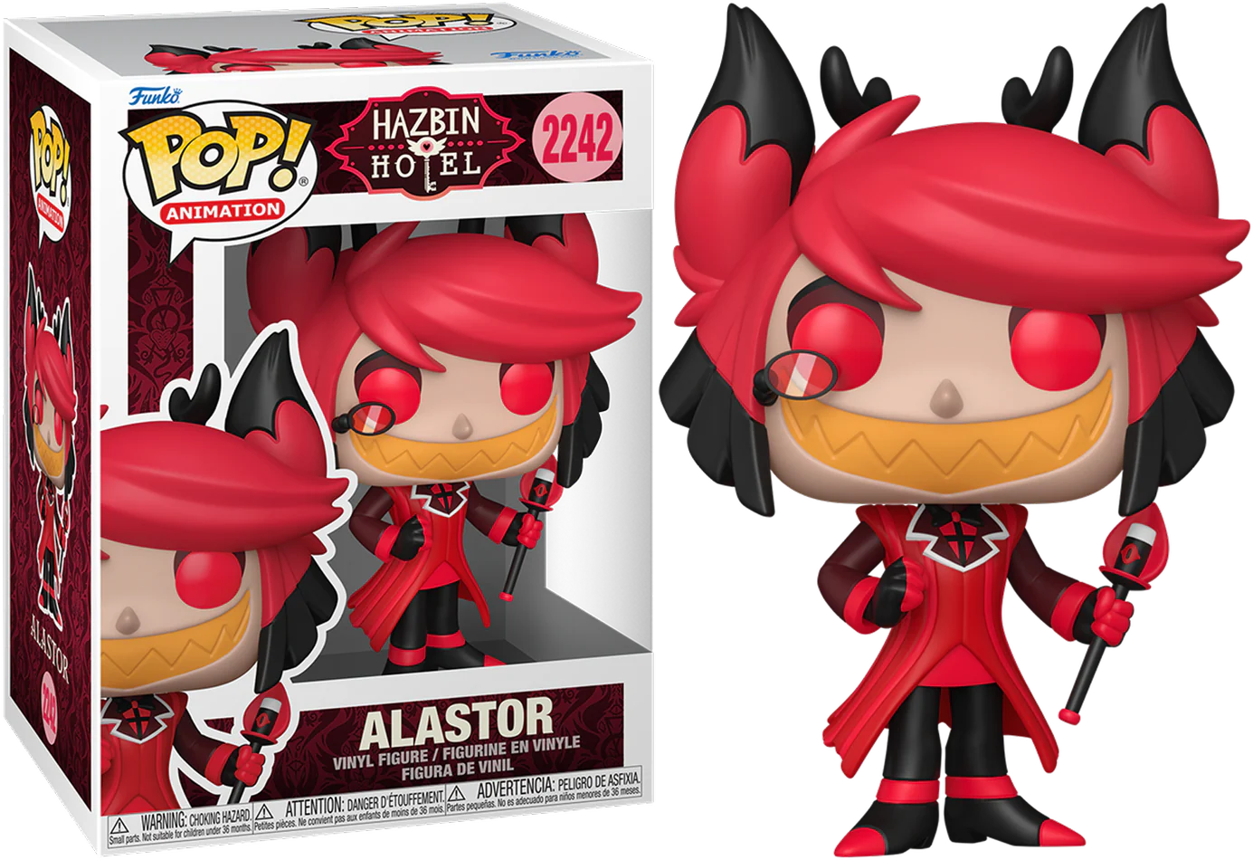 Hazbin Hotel - Alastor Pop! Vinyl - Chase Bundle - Image 3