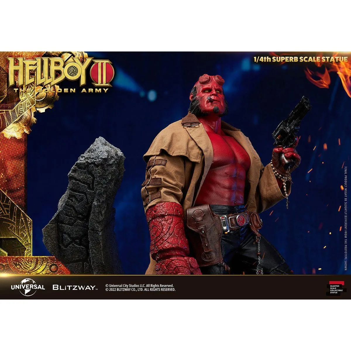 Hellboy 2 - Hellboy 1:4 Scale Statue - Image 5