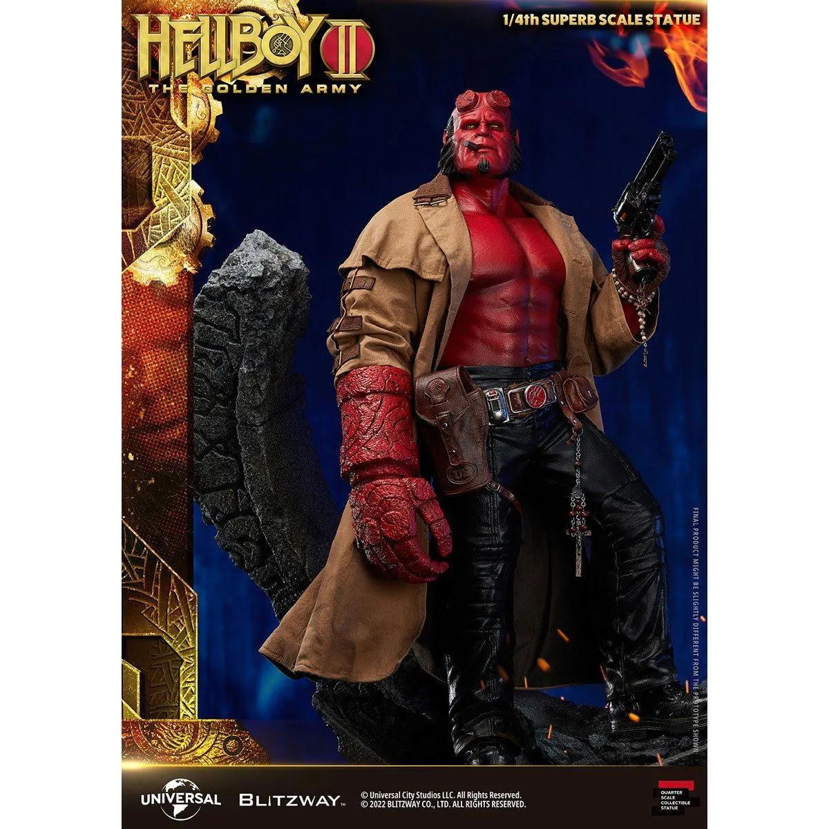 Hellboy 2 - Hellboy 1:4 Scale Statue - Image 6