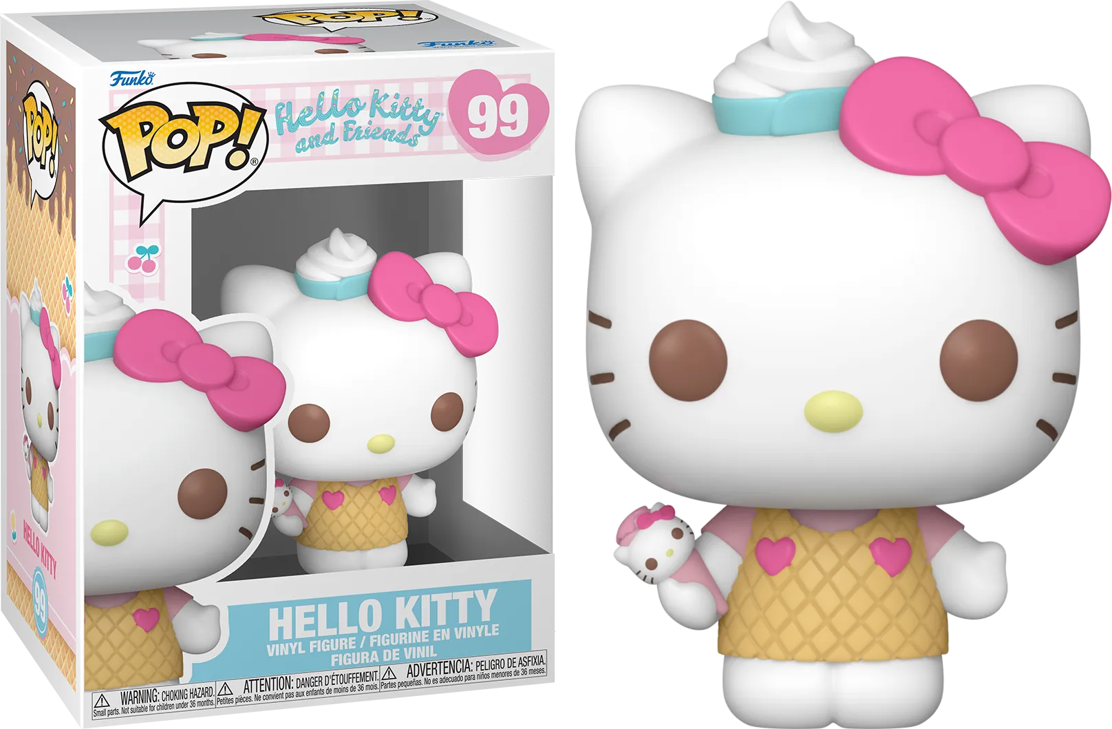 Hello Kitty - Hello Kitty (Ice-cream Cone) Pop! Vinyl