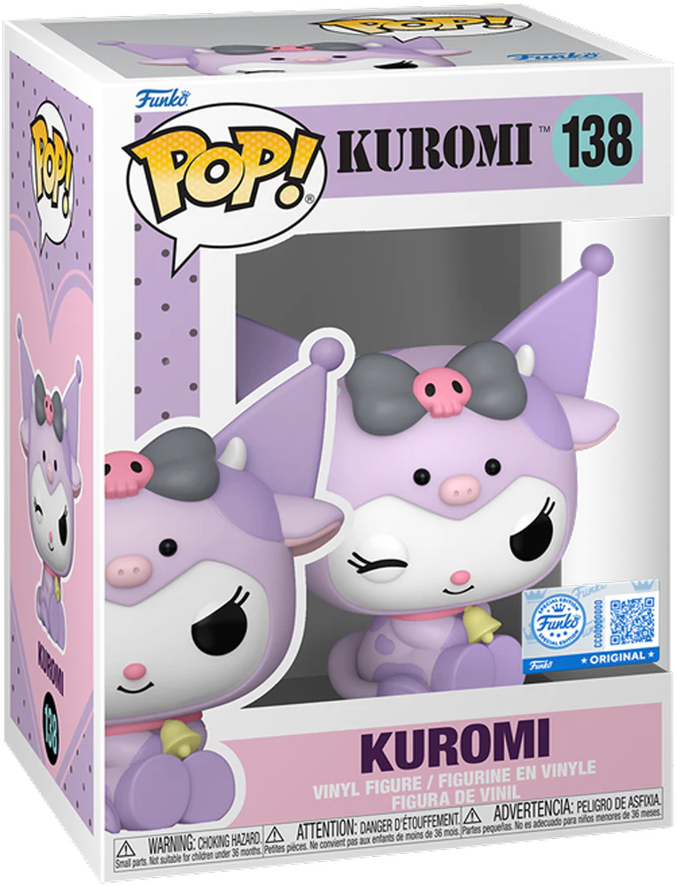 Hello Kitty - Kuromi (Cow Cosplay) US Exclusive Pop! Vinyl [RS] - Image 3