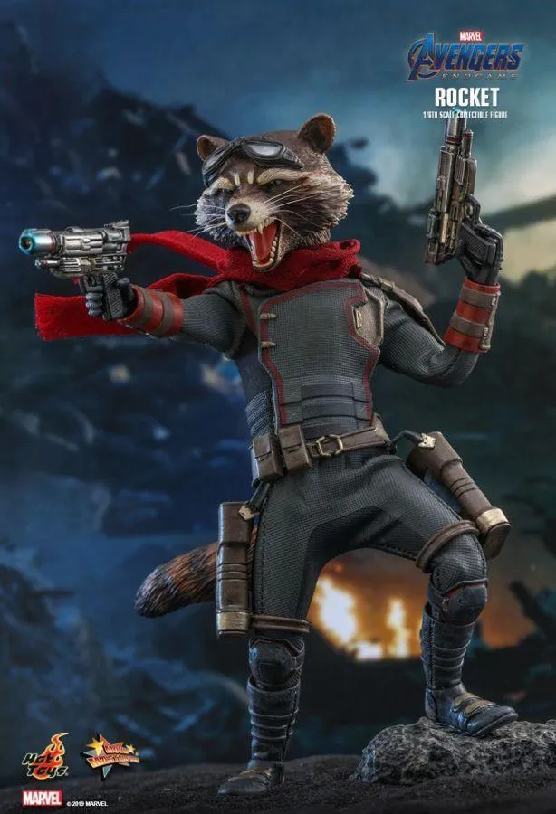 Avengers 4: Endgame - Rocket Raccoon 1:6 Scale Action Figure - Image 6