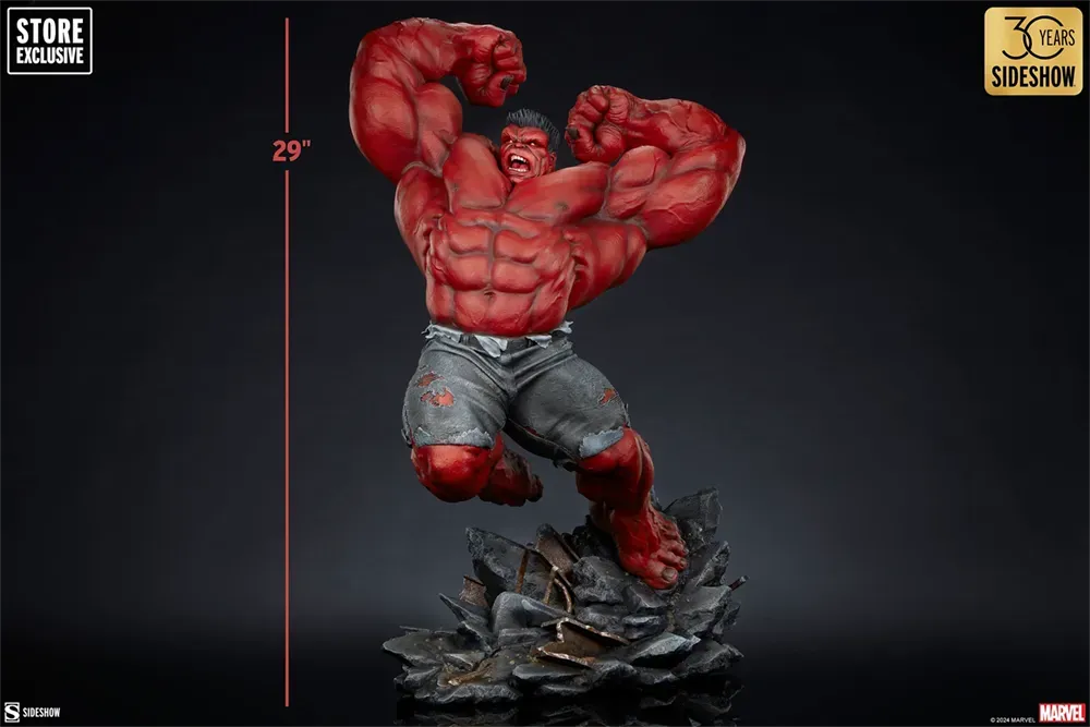 Hulk - Red Hulk: Thunderbolt Ross Premium Format Statue - Image 12