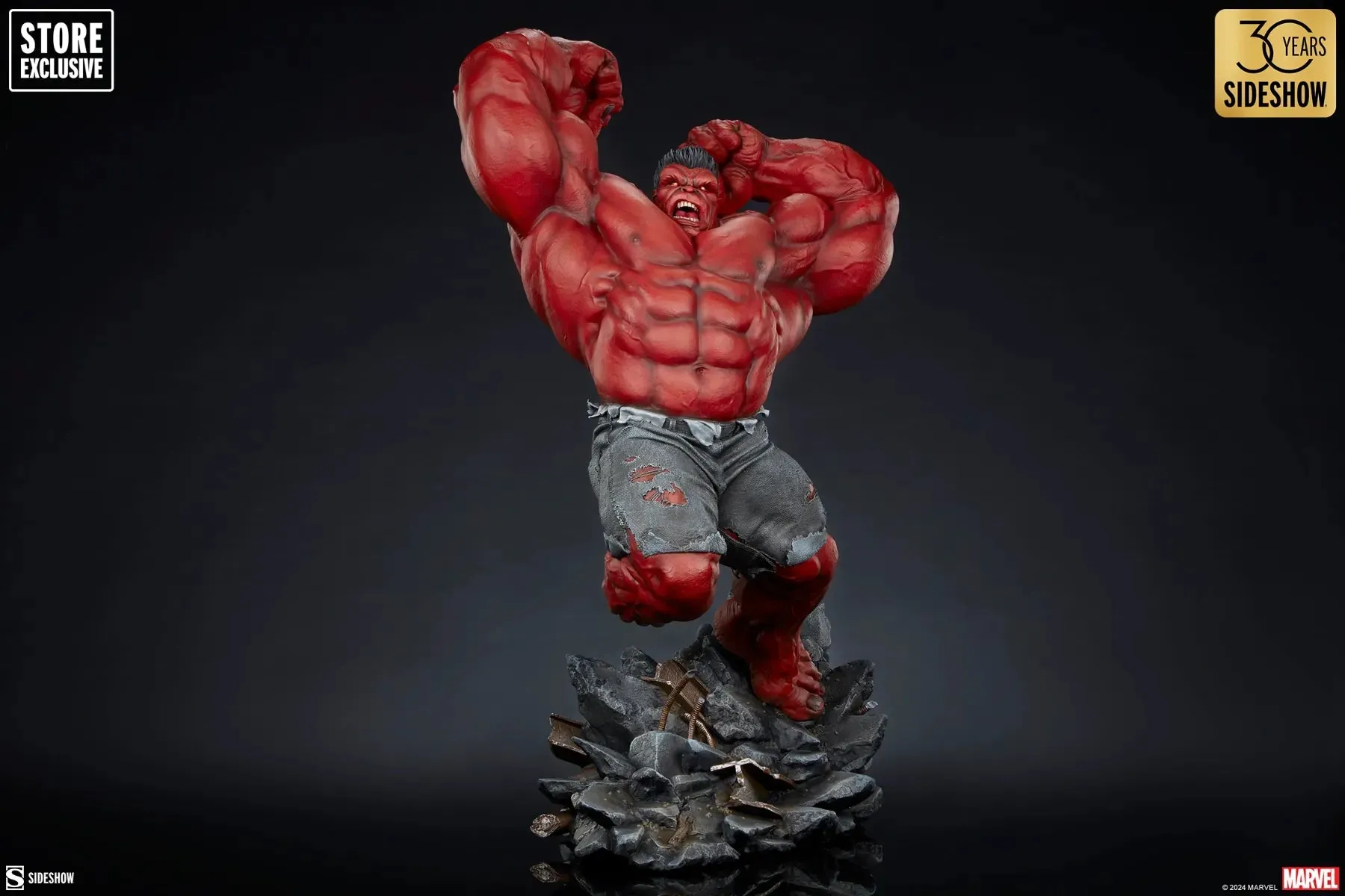 Hulk - Red Hulk: Thunderbolt Ross Premium Format Statue - Image 8