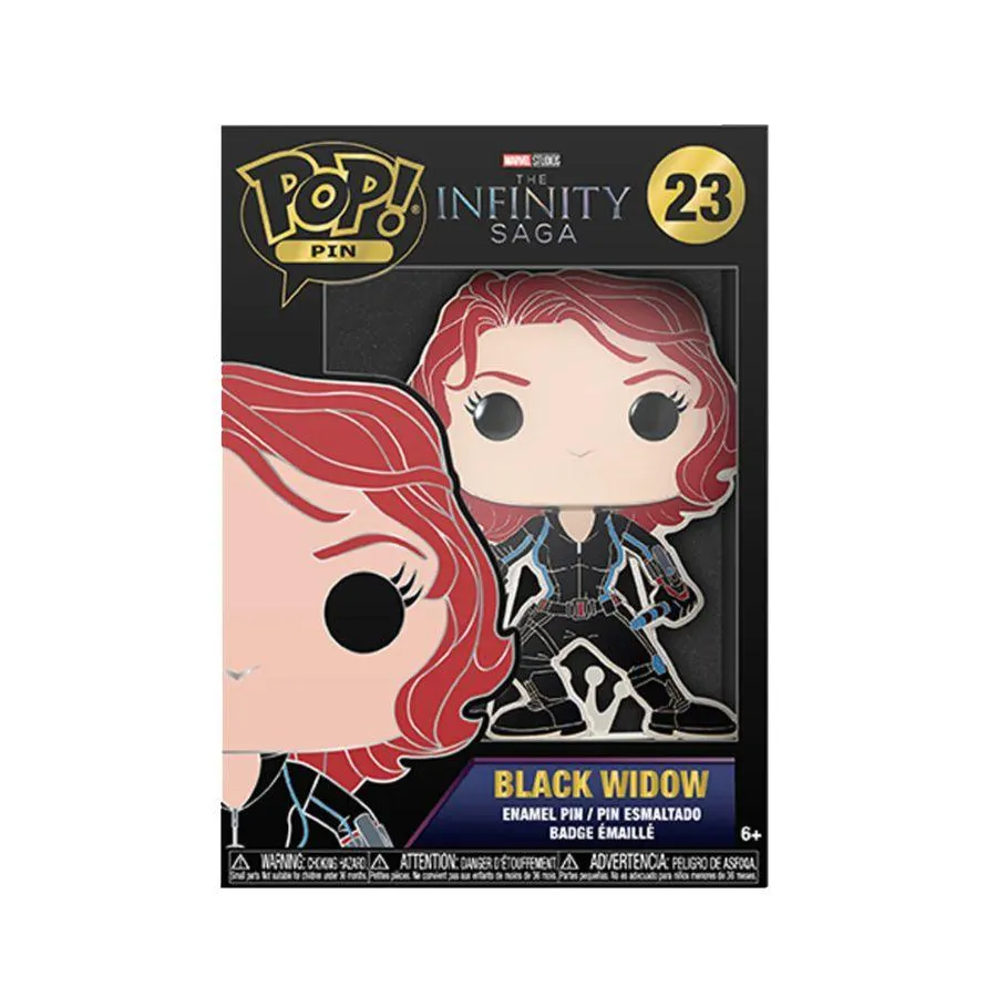 Infinity Saga - Black Widow Pop! Enamel Pin - Image 3