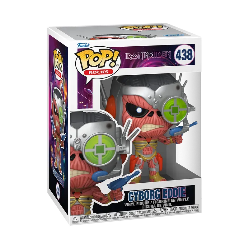 Iron Maiden - Cyborg Eddie Pop! Vinyl - Image 3