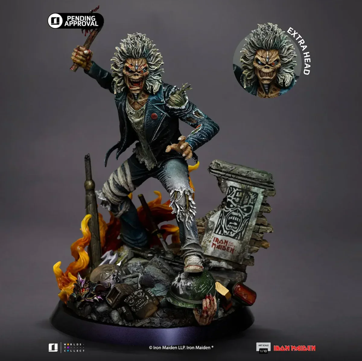 Iron Maiden - Eddie 50th Anniversary 1:10 Scale Statue - Image 8