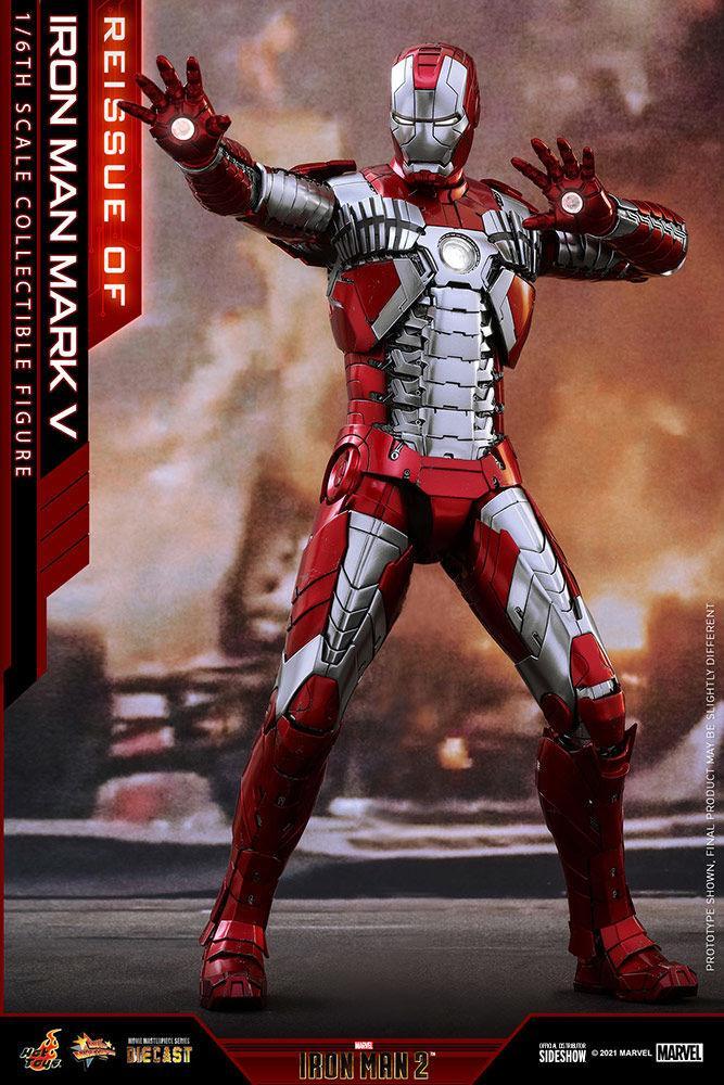 Iron Man 2 - Mark V Diecast 1:6 Scale 12" Action Figure - Image 11