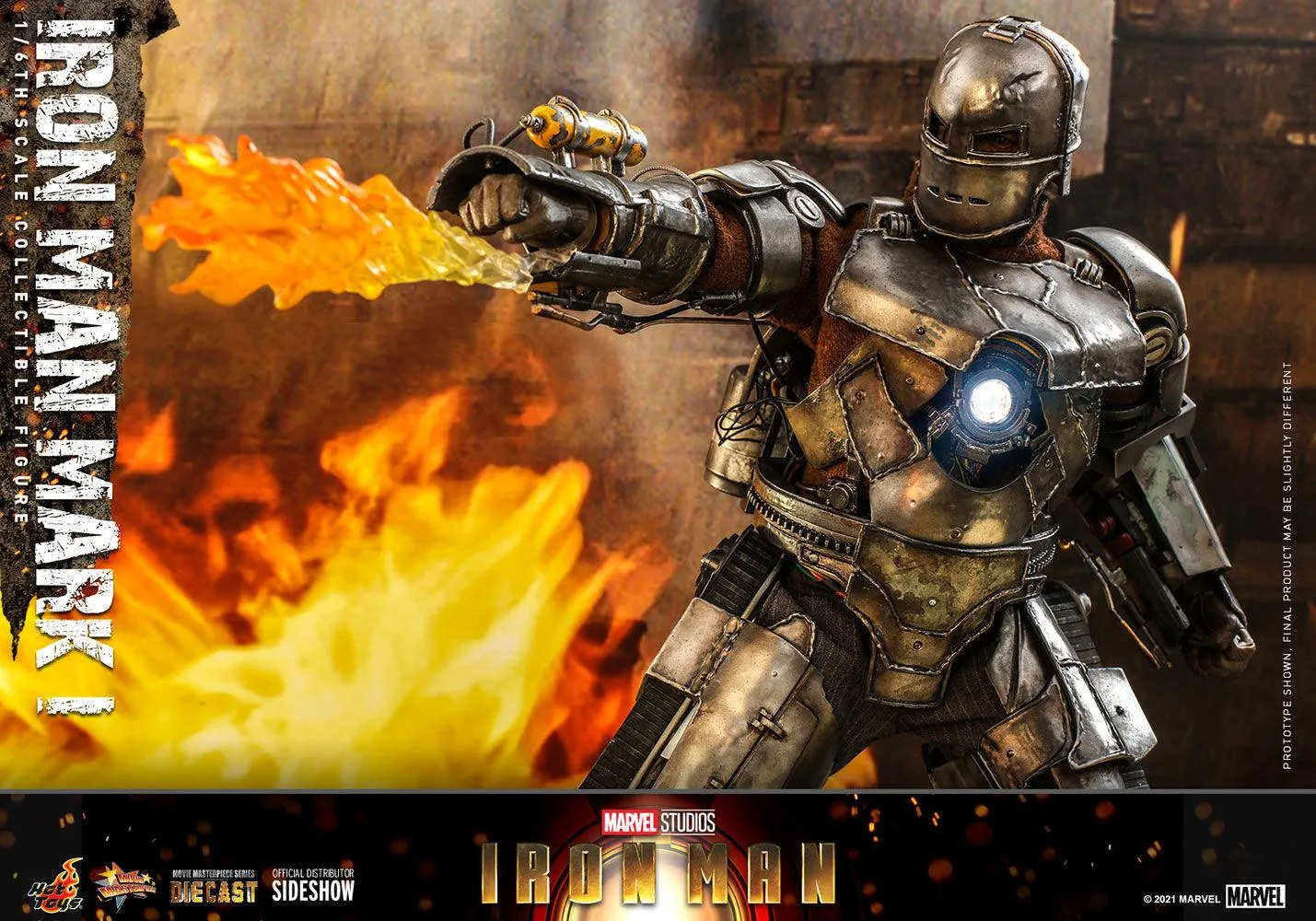 Iron Man (2008) - Iron Man Mark I 1:6 Scale Collectable Action Figure - Image 12
