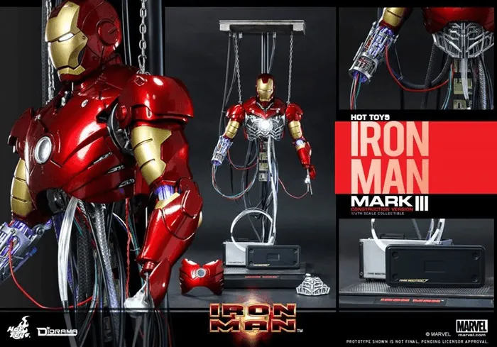 Iron Man (2008) - Mark III Construction Version 1:6 Scale - Image 7