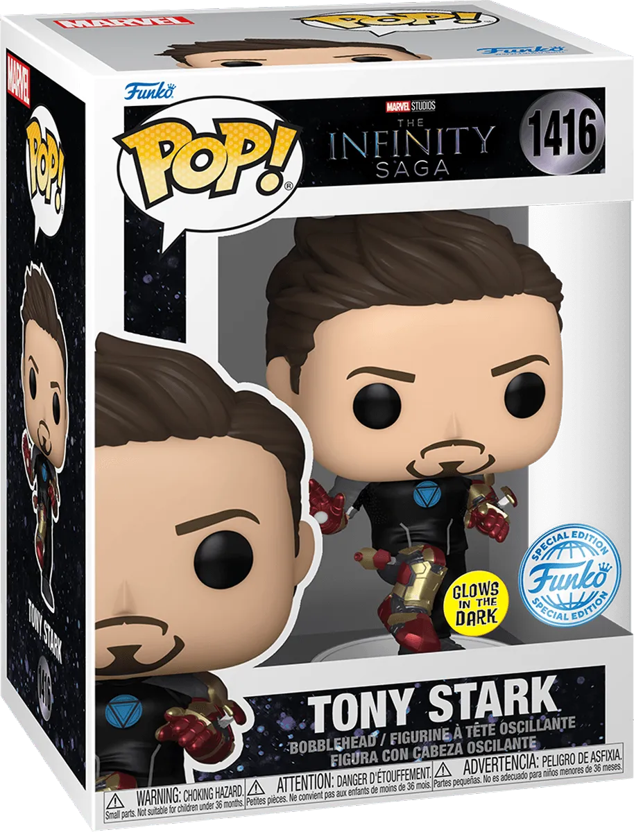 Iron Man 3 - Iron Man (Mk 42) US Exclusive Glow Pop! Vinyl [RS] - Image 3