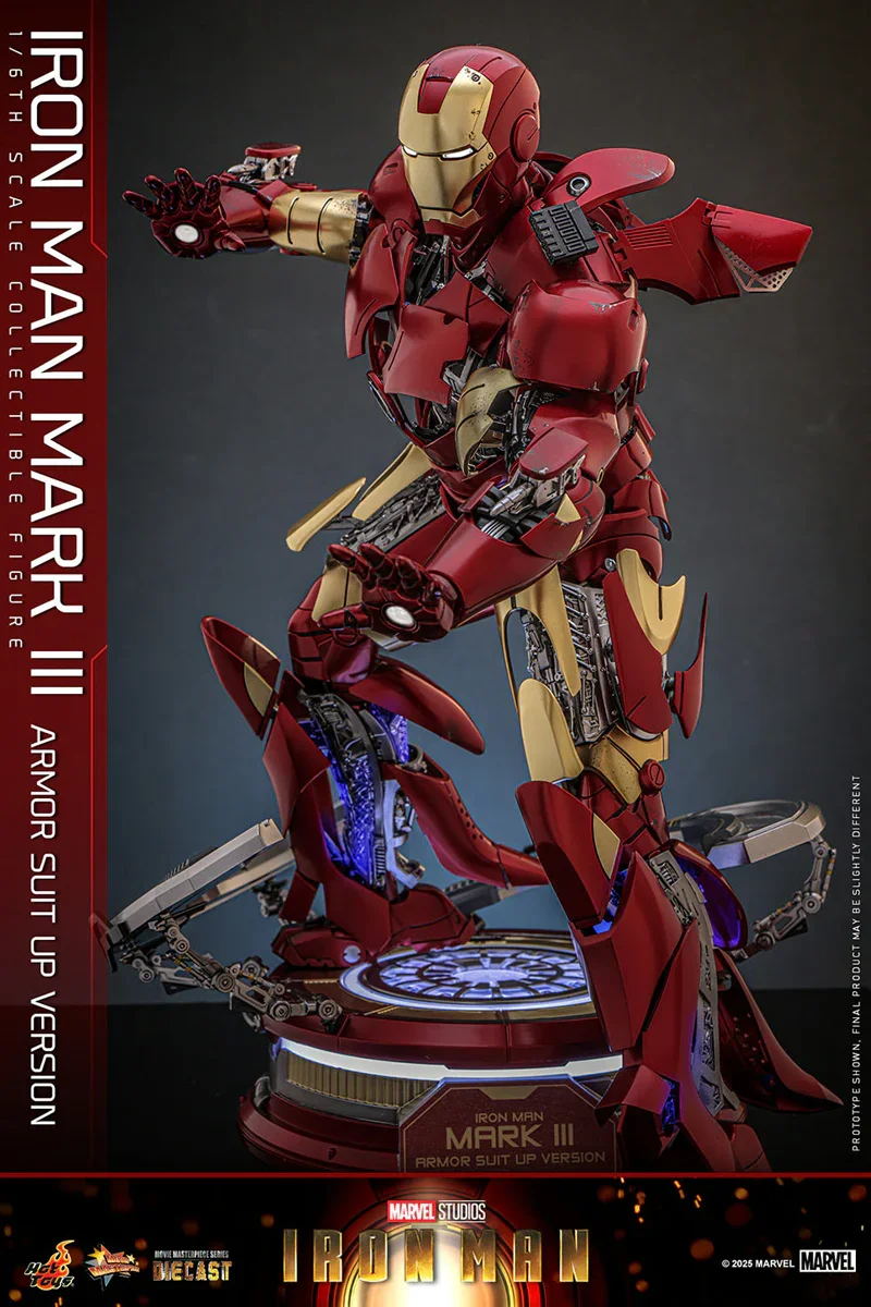Iron Man - Mk3 Armor (Suit Up Version) Diecast 1:6 Scale Collectable Action Figure - Image 11