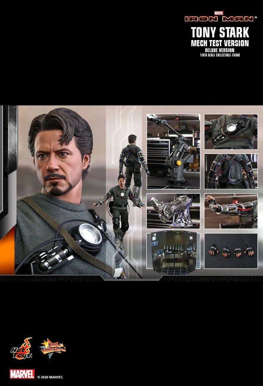 Iron Man (2008) - Tony Stark Mech Test Deluxe 1:6 Scale Collectable Action Figure - Image 16
