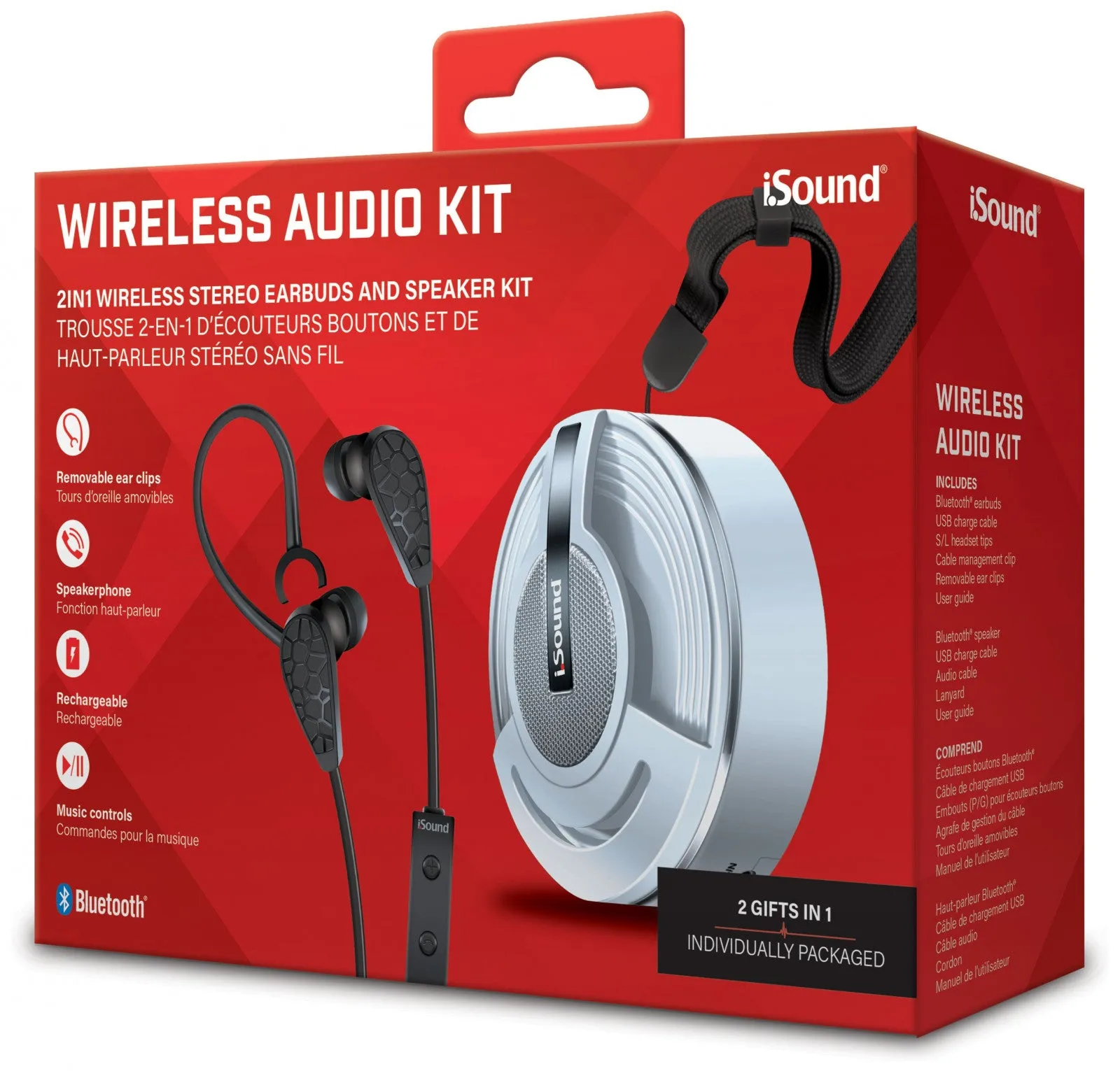 iSound Bluetooth Wireless Audio Kit - White - Image 2