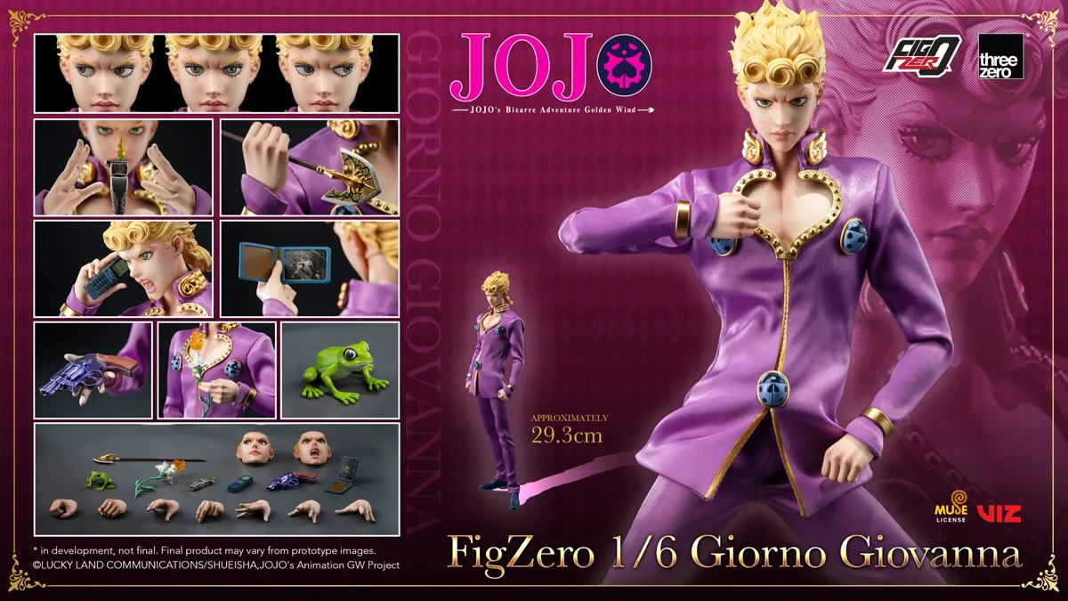 Jojo's Bizarre Adventure - Giorno Giovanna 1:6 Scale Action Figure - Image 18