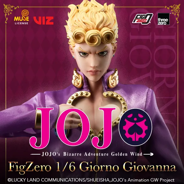 Jojo's Bizarre Adventure - Giorno Giovanna 1:6 Scale Action Figure - Image 2