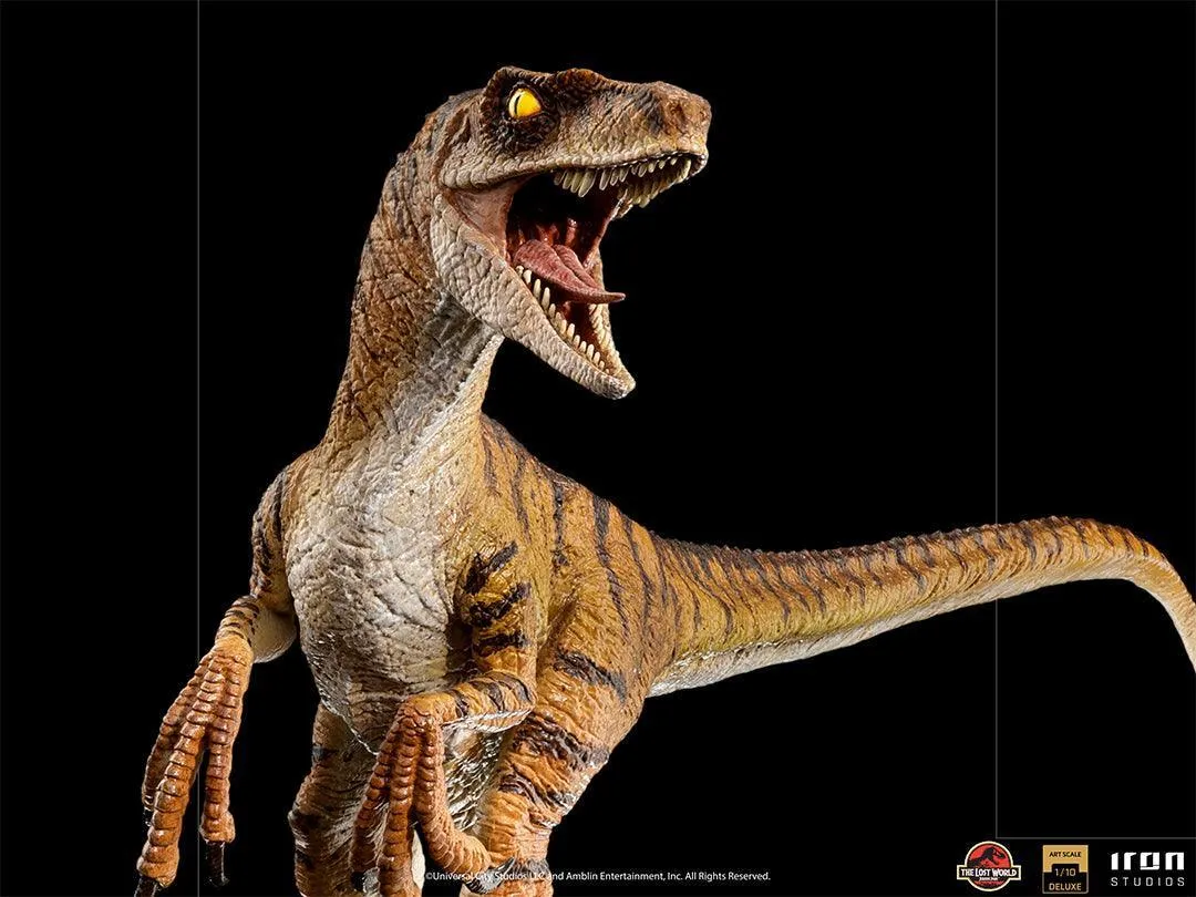 Jurassic Park 2: Lost World - Velociraptor Deluxe 1:10 Scale Statue - Image 7