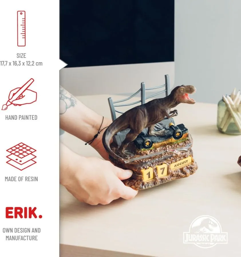Jurassic Park - T-Rex 3D Perpetual Calendar - Image 3