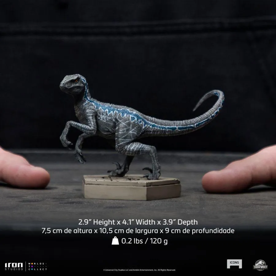 Jurassic World - Velociraptor B Blue Statue - Image 8