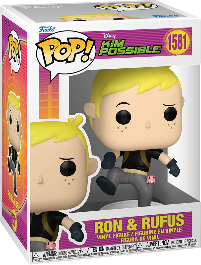 Kim Possible - Ron with Rufus Pop! Vinyl - Image 3