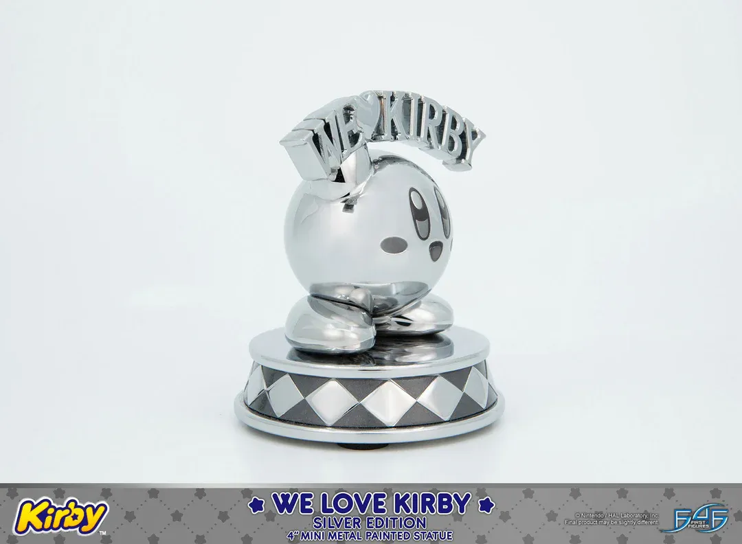 Kirby - We Love Kirby Diecast Statue [Silver Version] - Image 10