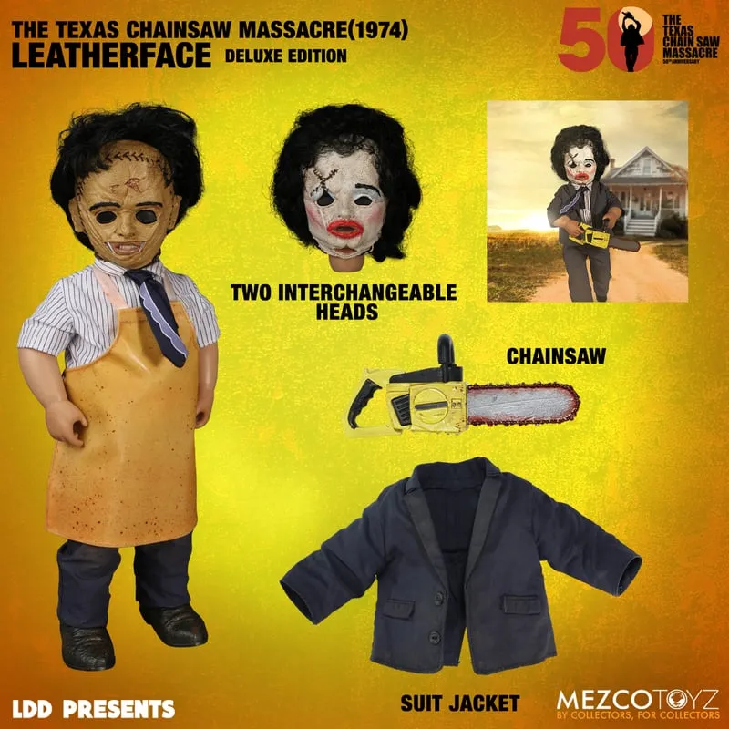 LDD Presents - Texas Chainsaw Massacre (1974) Leatherface 10" Doll - Image 4