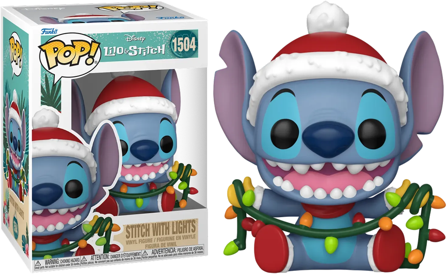 Lilo & Stitch: Holiday - Stitch with Lights Pop! Vinyl