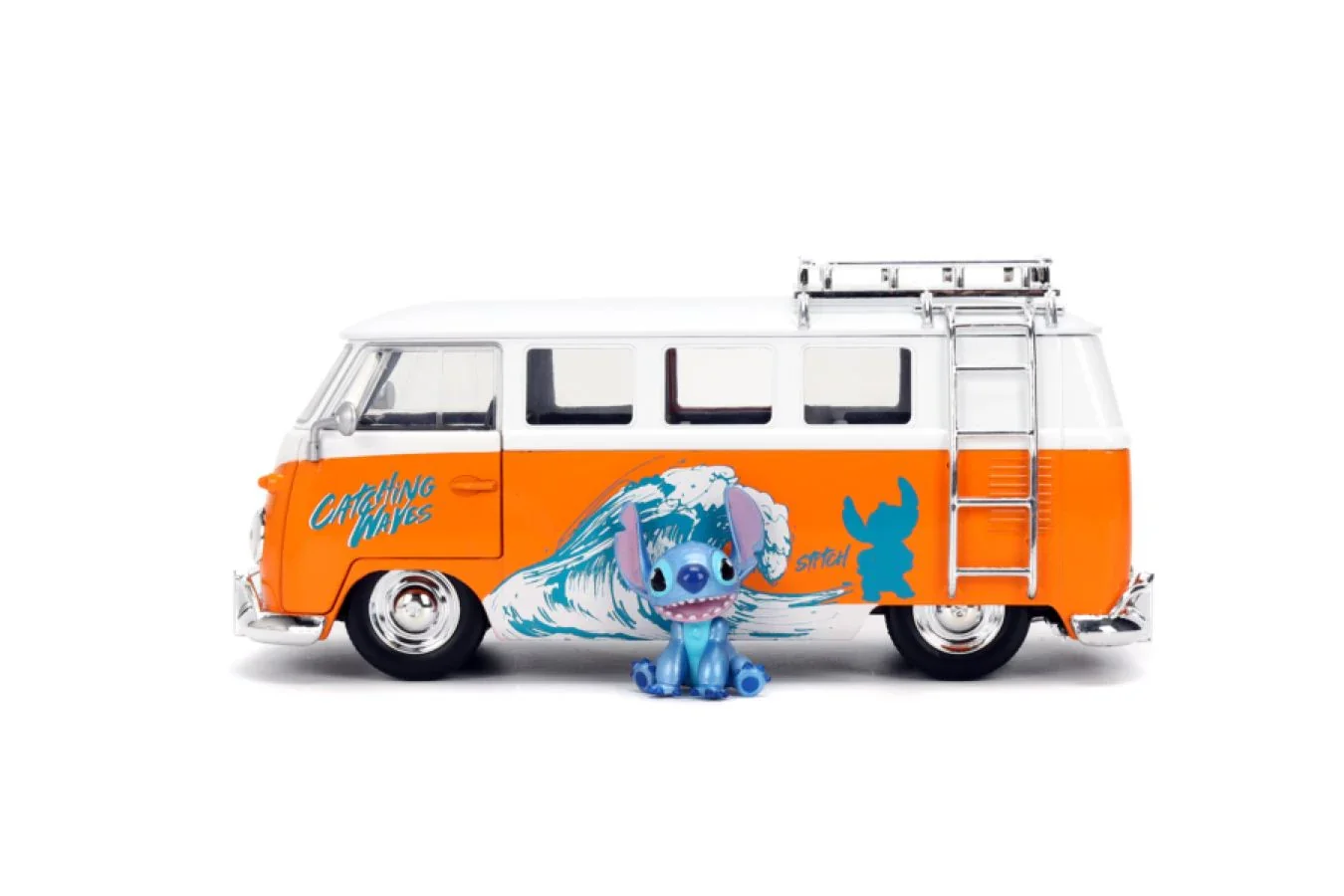 Lilo & Stitch - VW Bus 1:24 Scale Diecast Vehicle with Figure - Image 2