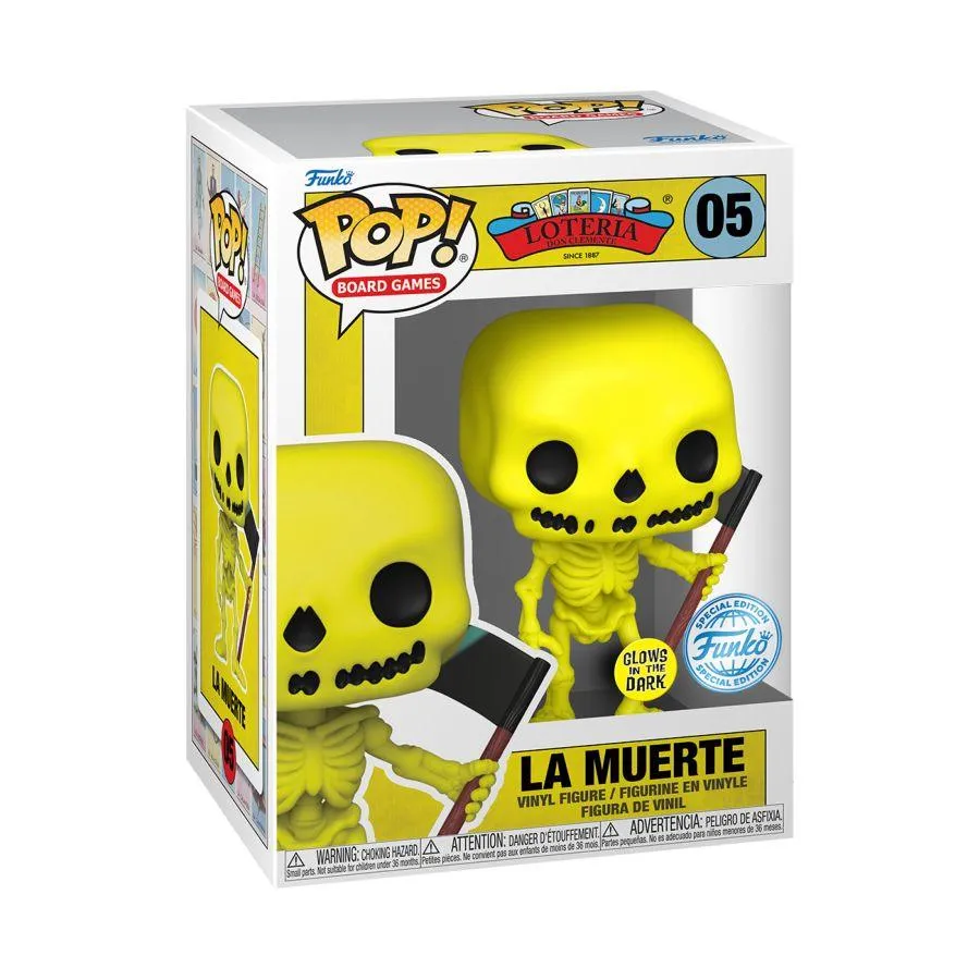 Loteria - La Muerte US Exclusive Glow Pop! Vinyl [RS] - Image 3