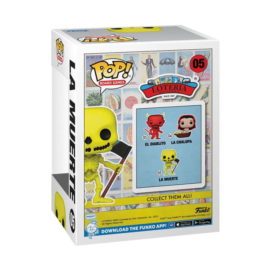 Loteria - La Muerte US Exclusive Glow Pop! Vinyl [RS] - Image 4