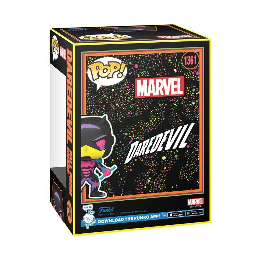 Marvel Comics - Daredevil (Fall from Grace) US Exclusive Blacklight Pop! Vinyl [RS] - Image 4