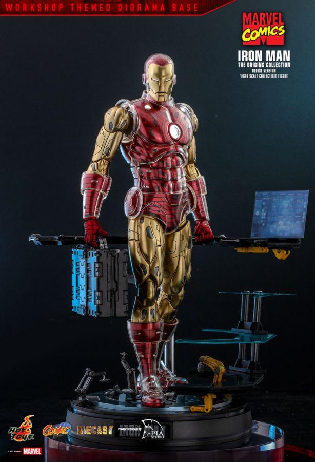 Marvel Comics - Iron Man Origins Deluxe 1:6 Scale 12" Diecast Action Figure - Image 8